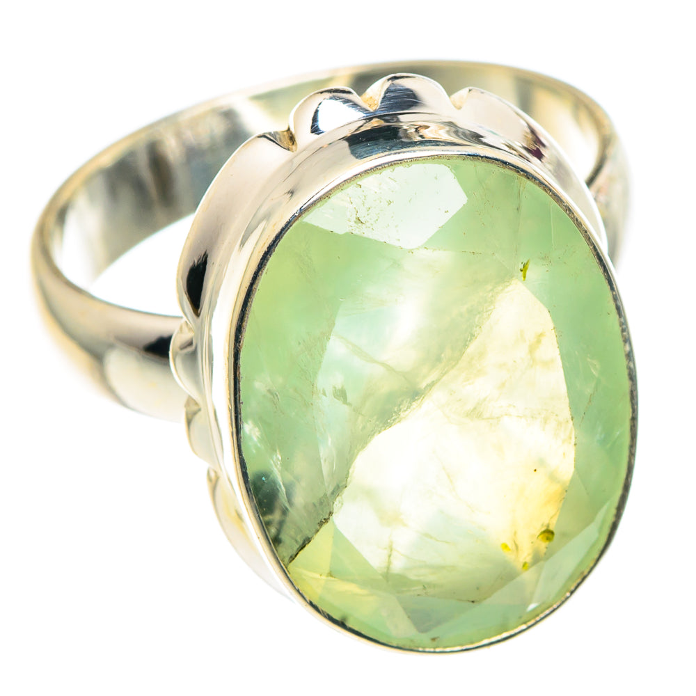 Prehnite Rings handcrafted by Anasilvercos - RING91456