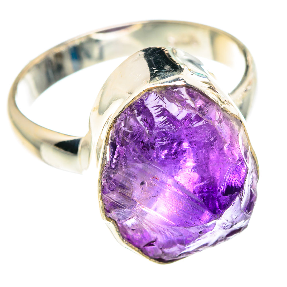 Amethyst Rings handcrafted by Anasilvercos - RING91462 - Photo 2