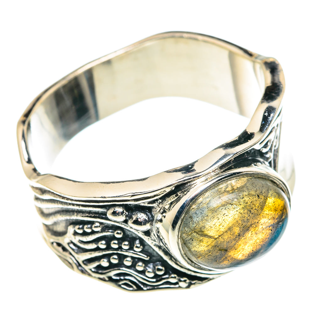 Labradorite Rings handcrafted by Anasilvercos - RING91472