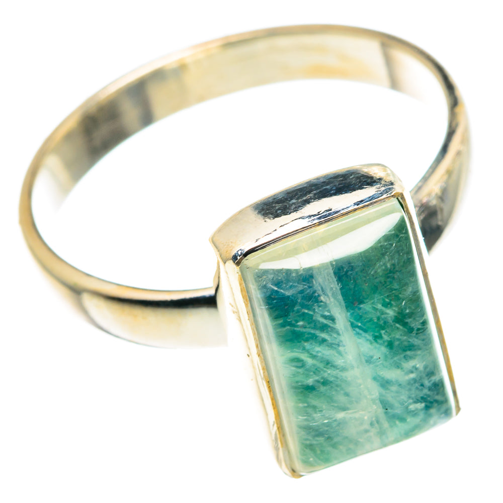 Green Moonstone Rings handcrafted by Anasilvercos - RING91496