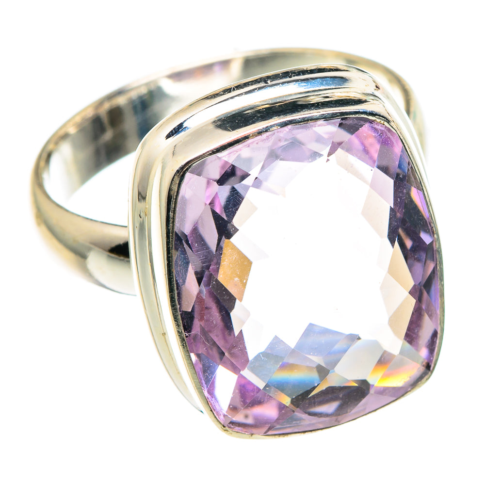 Kunzite Rings handcrafted by Anasilvercos - RING91503
