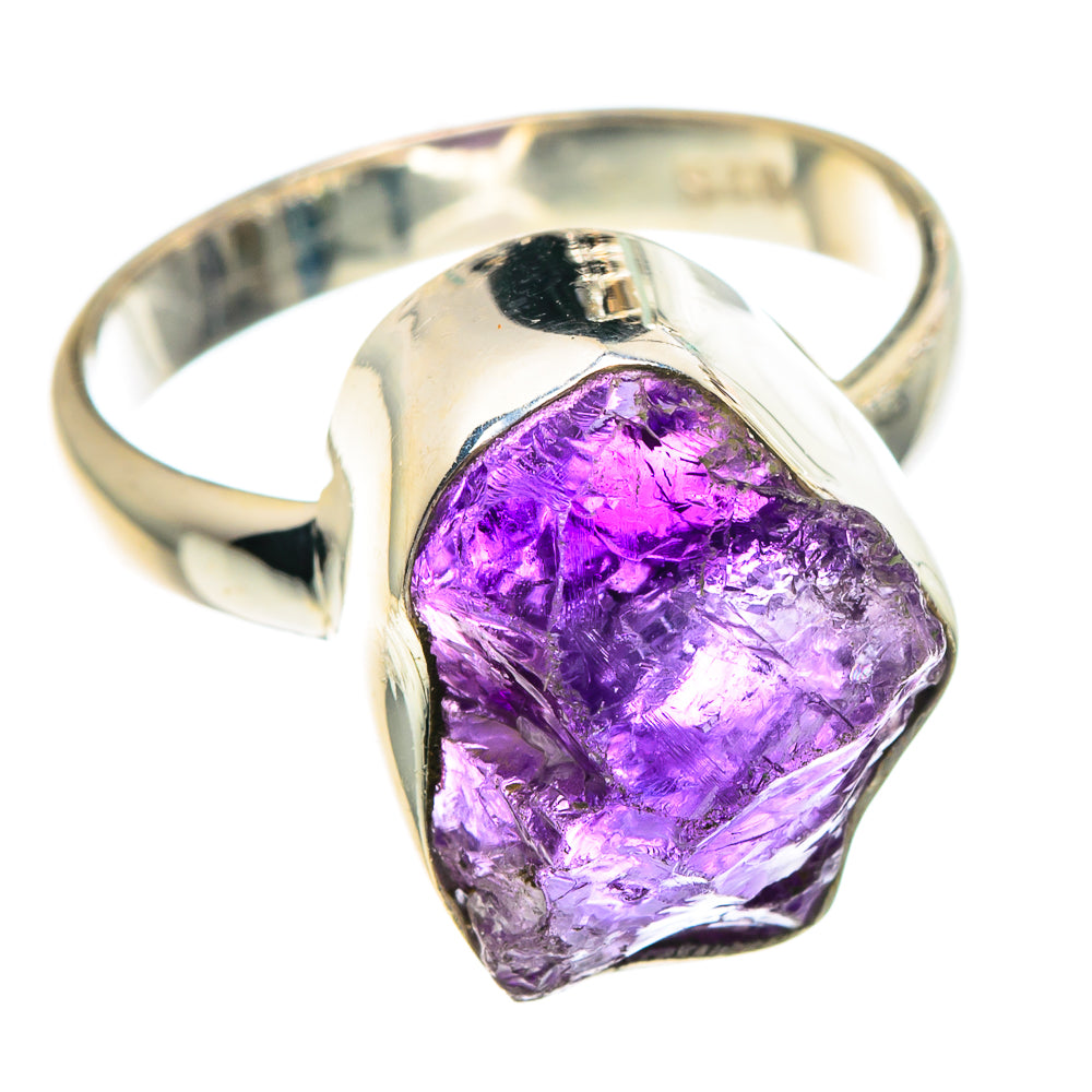 Amethyst Rings handcrafted by Anasilvercos - RING91504 - Photo 2