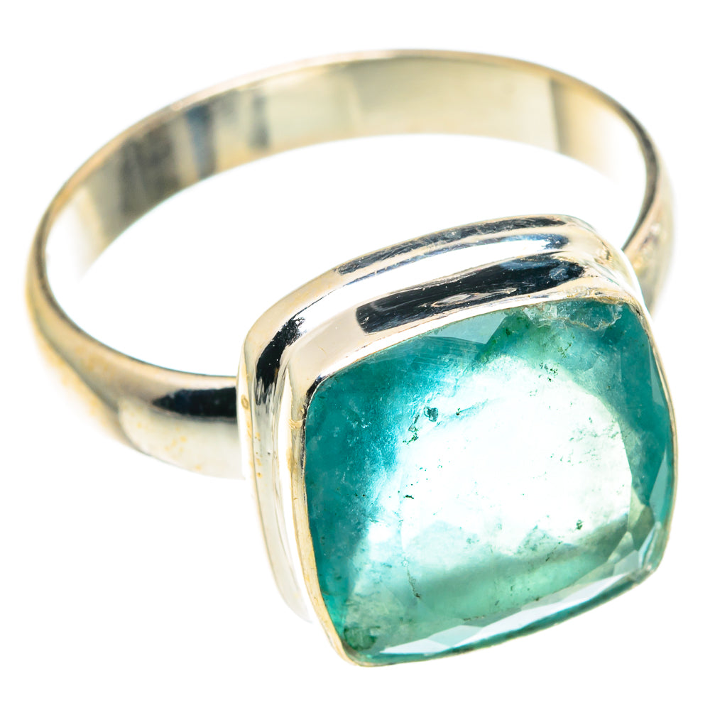 Green Fluorite Rings handcrafted by Anasilvercos - RING91511