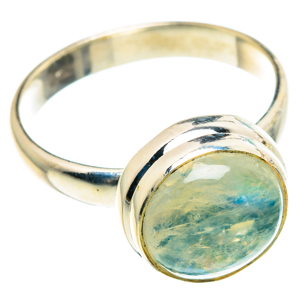 Green Moonstone Rings handcrafted by Anasilvercos - RING91513