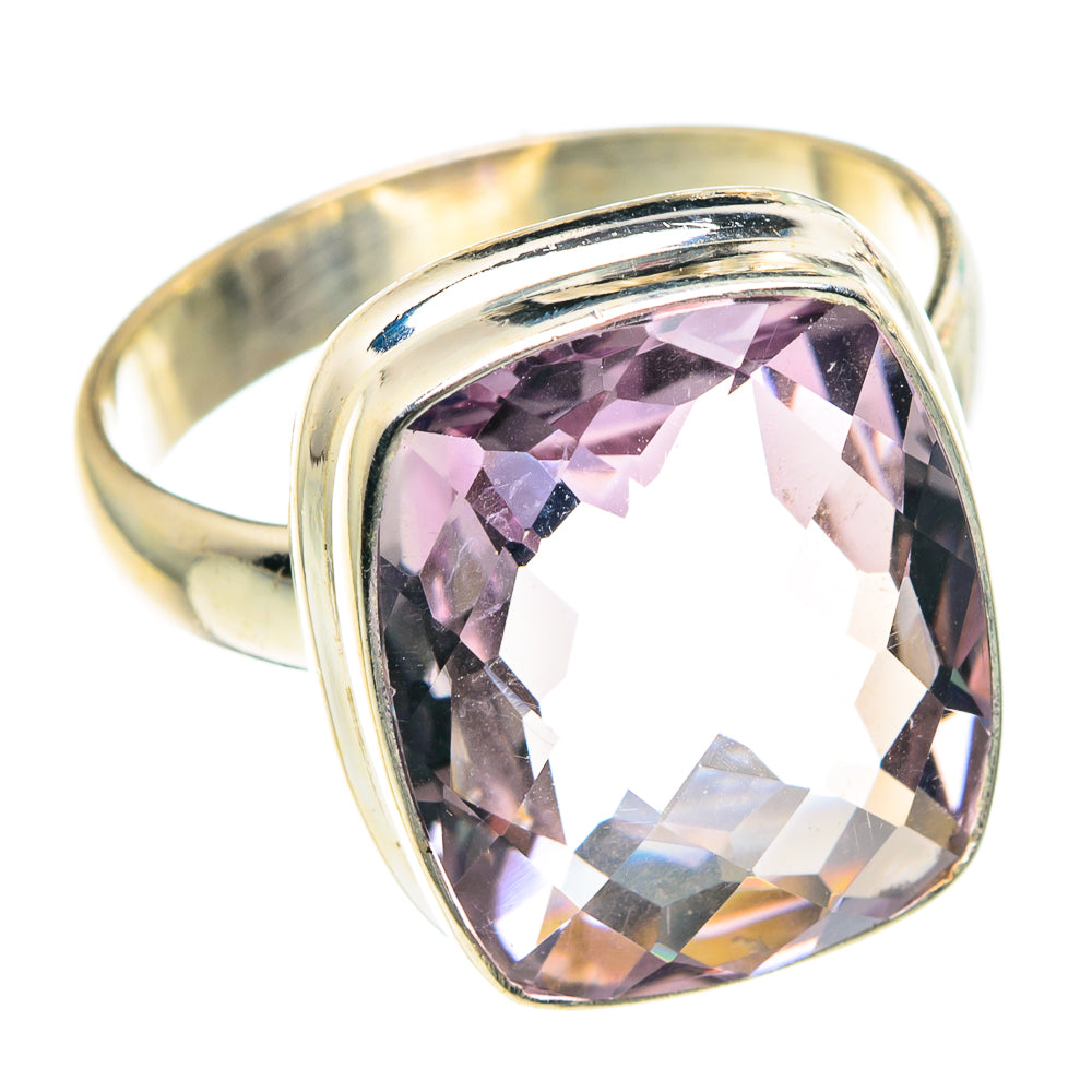 Kunzite Rings handcrafted by Anasilvercos - RING91520