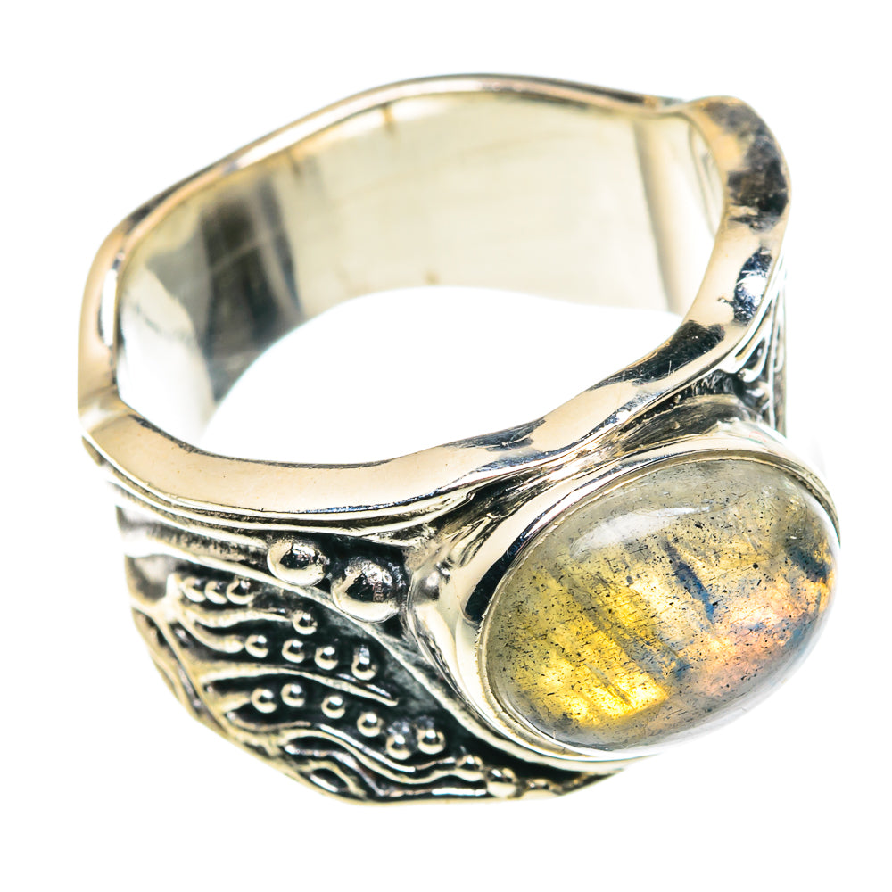 Labradorite Rings handcrafted by Anasilvercos - RING91526