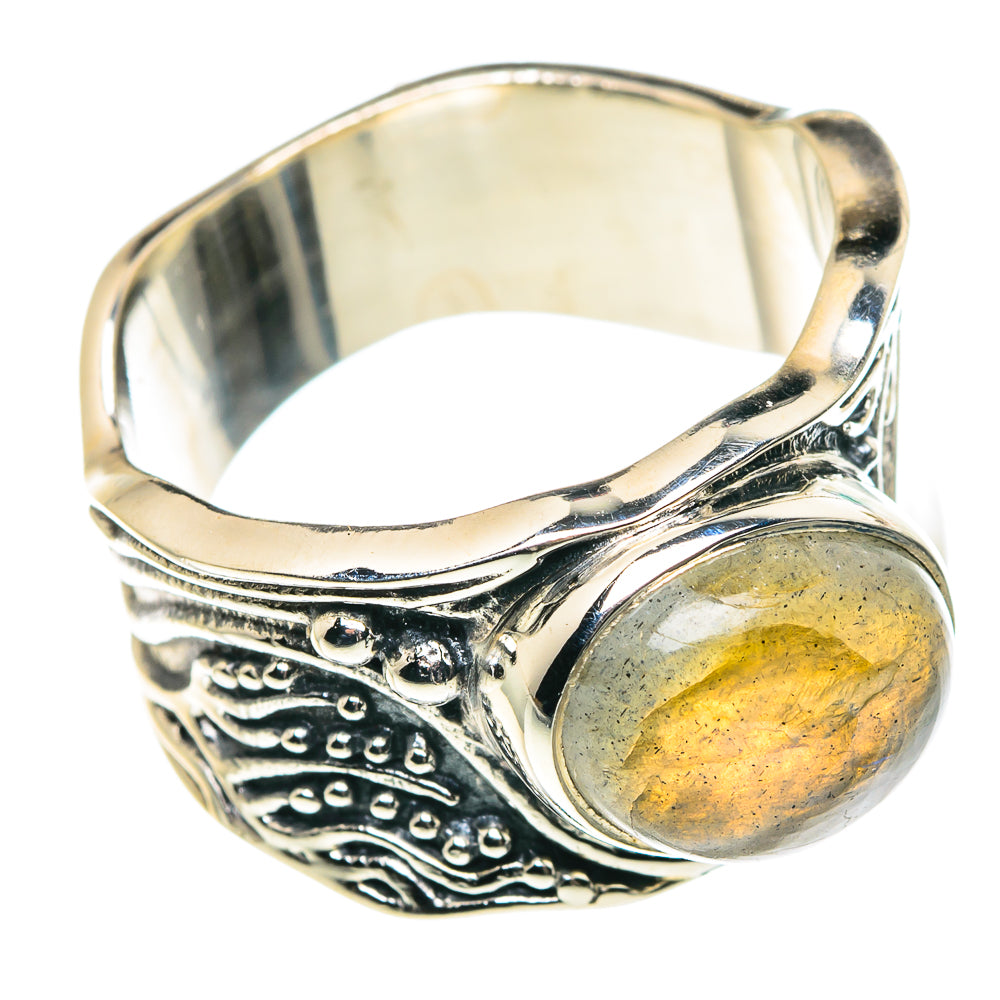 Labradorite Rings handcrafted by Anasilvercos - RING91538