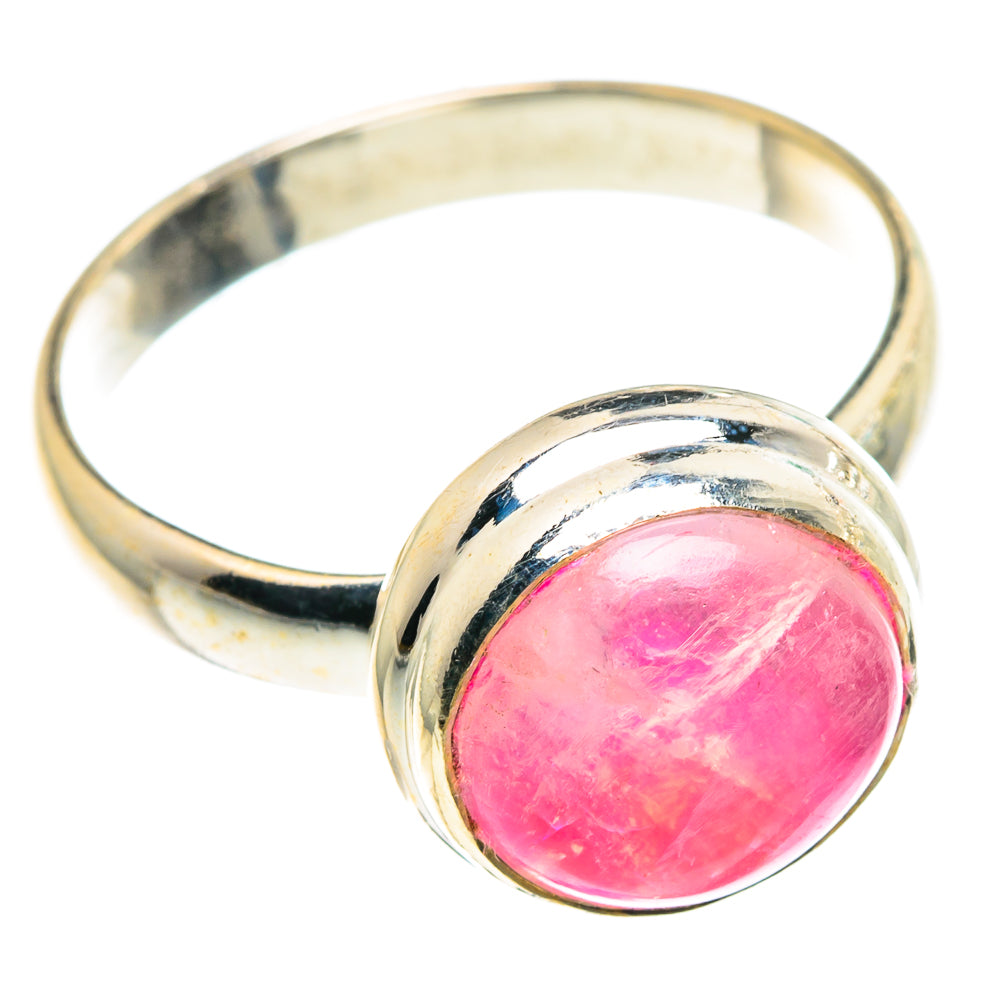 Pink Moonstone Rings handcrafted by Anasilvercos - RING91543