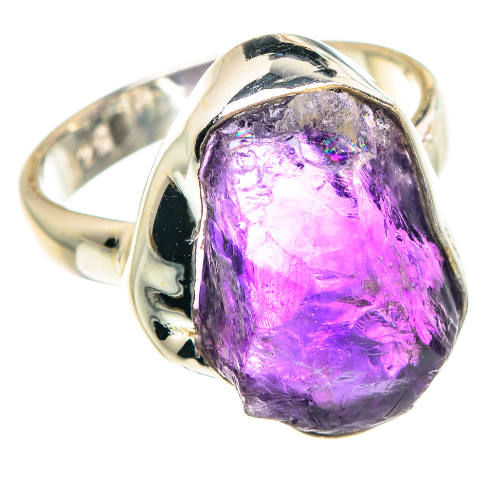 Amethyst Rings handcrafted by Anasilvercos - RING91556 - Photo 2