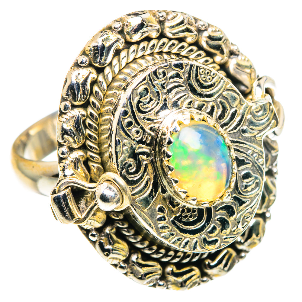 Ethiopian Opal Rings handcrafted by Anasilvercos - RING91570