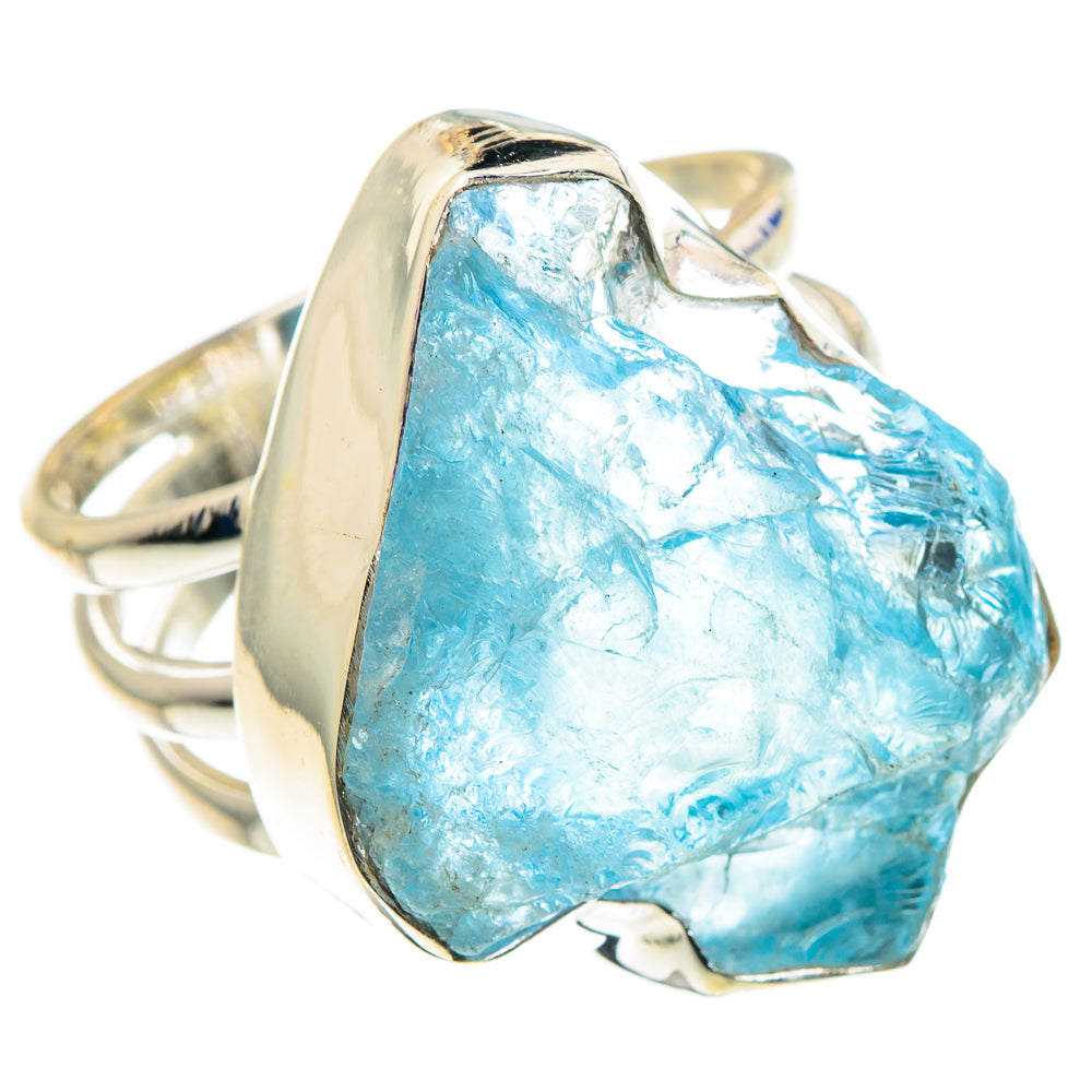 Aquamarine Rings handcrafted by Anasilvercos - RING91578