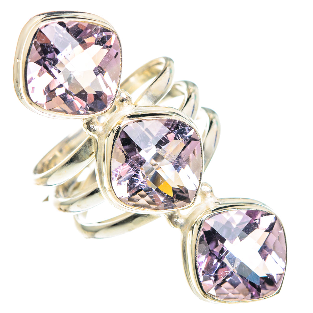 Kunzite Rings handcrafted by Anasilvercos - RING91598