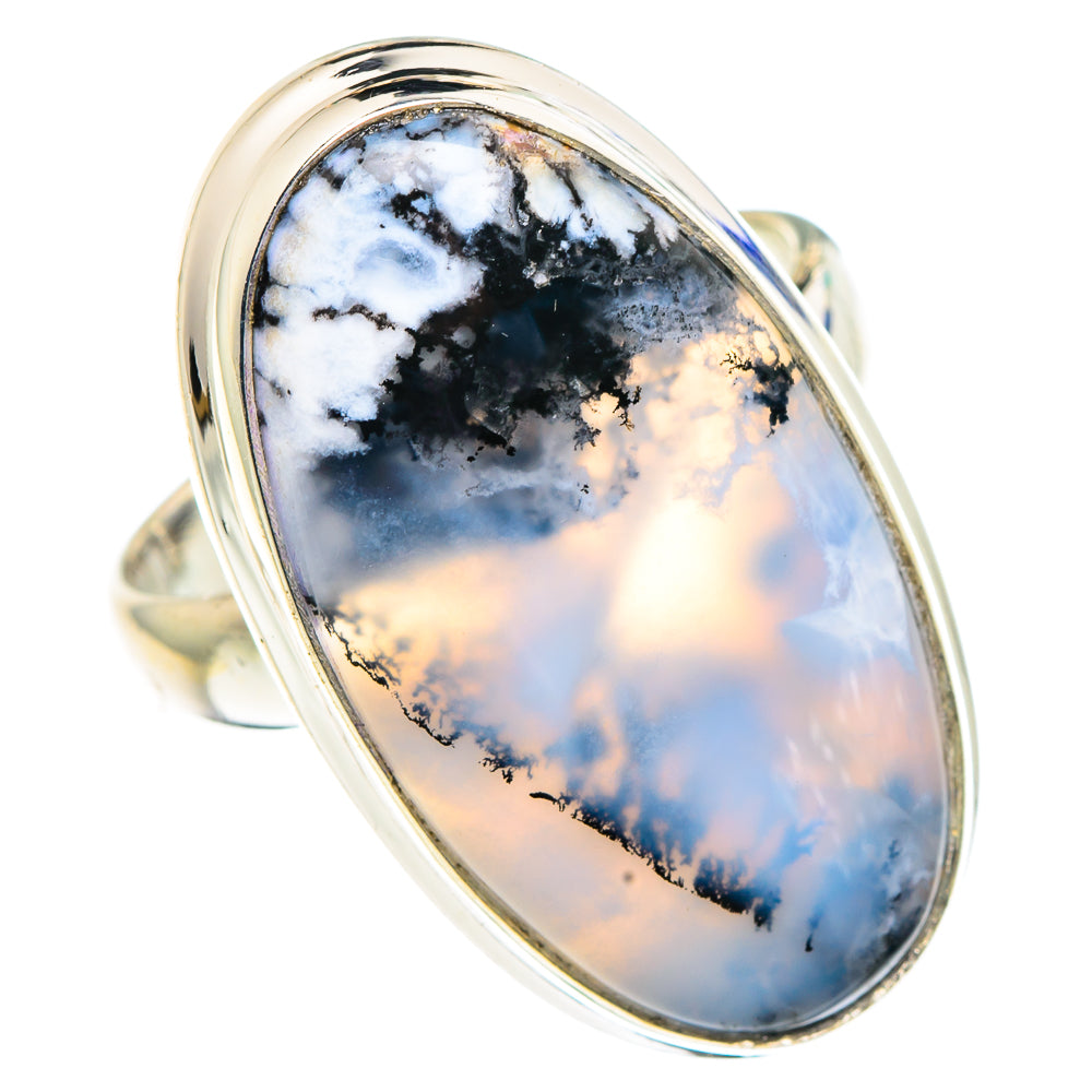 Dendritic Opal Rings handcrafted by Anasilvercos - RING91602
