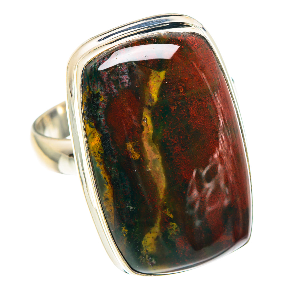 Bloodstone Rings handcrafted by Anasilvercos - RING91607