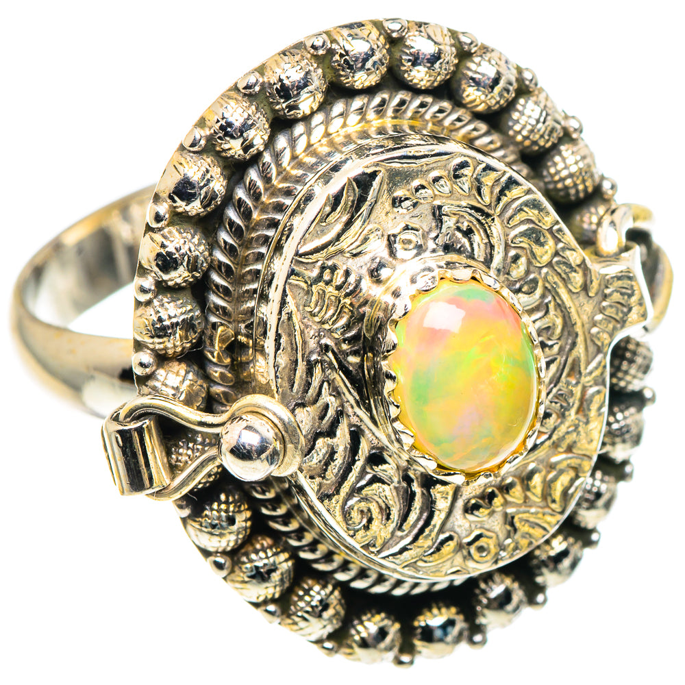 Ethiopian Opal Rings handcrafted by Anasilvercos - RING91609