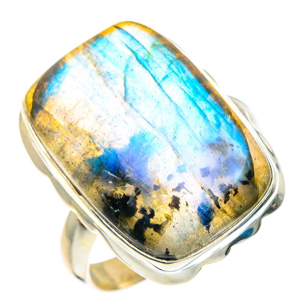 Labradorite Rings handcrafted by Anasilvercos - RING91615