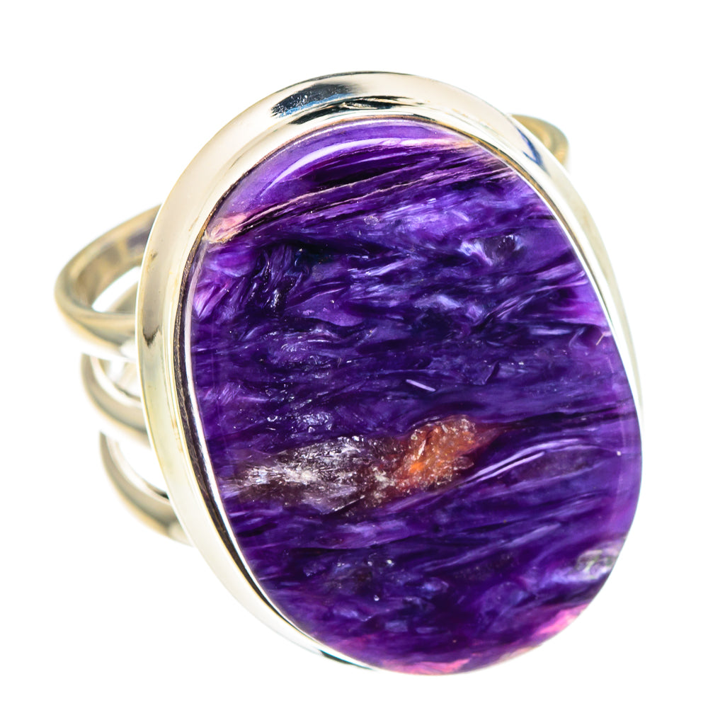 Charoite Rings handcrafted by Anasilvercos - RING91620
