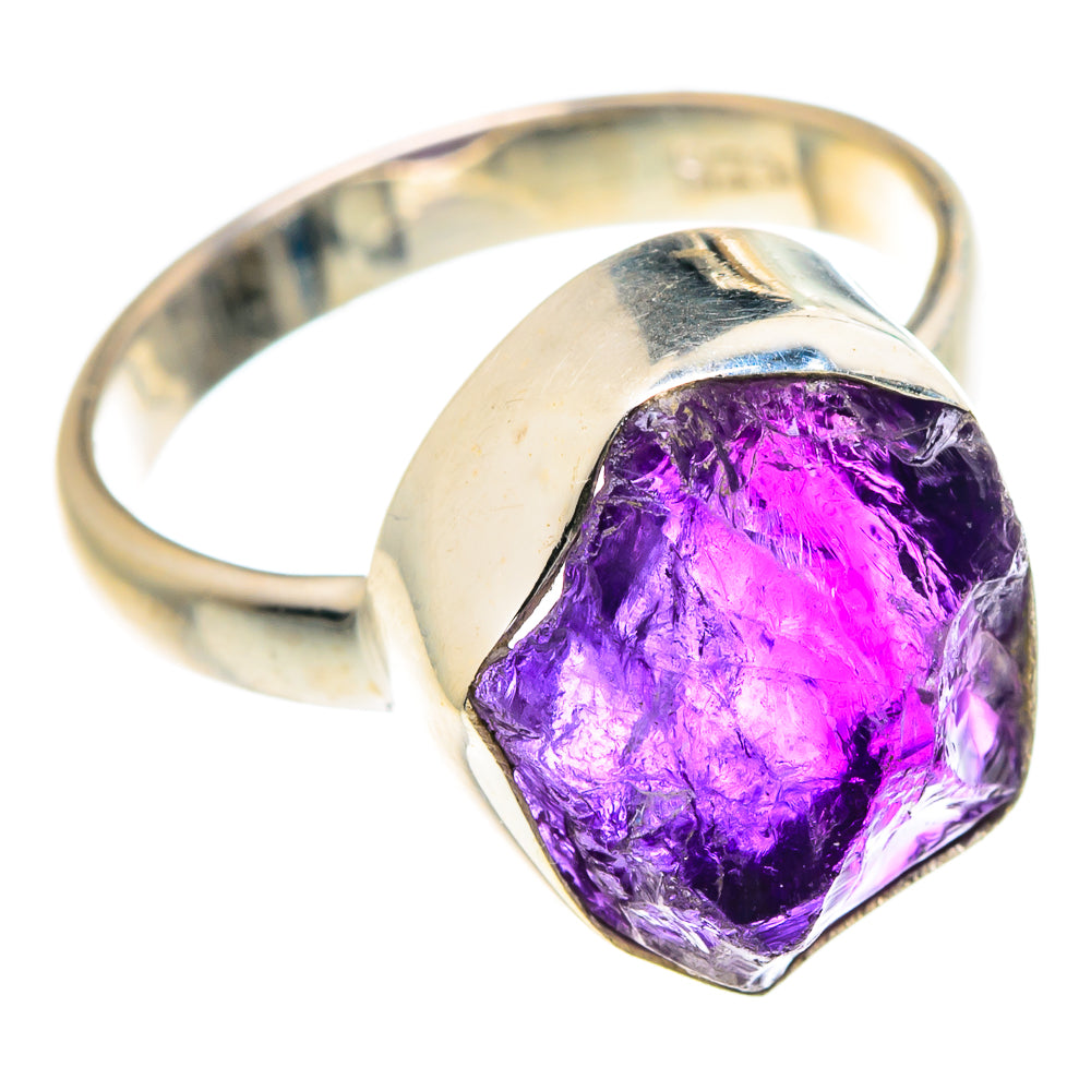 Amethyst Rings handcrafted by Anasilvercos - RING91632 - Photo 2