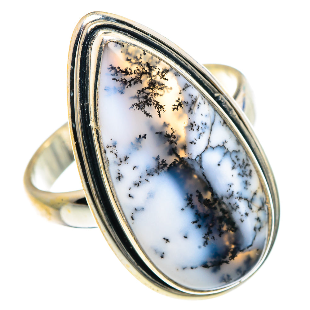 Dendritic Opal Rings handcrafted by Anasilvercos - RING91640