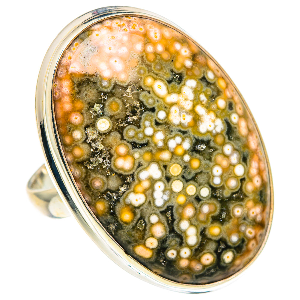 Ocean Jasper Rings handcrafted by Anasilvercos - RING91656