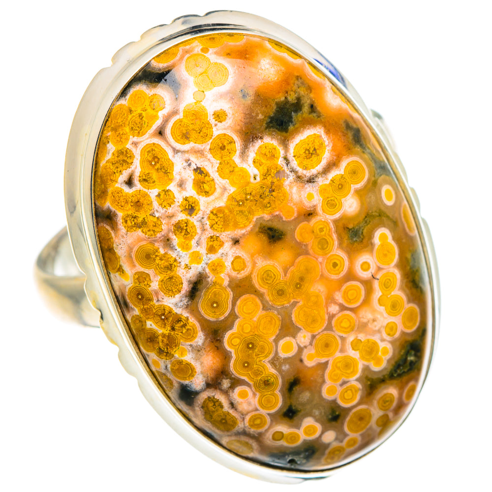 Ocean Jasper Rings handcrafted by Anasilvercos - RING91663 - Photo 2