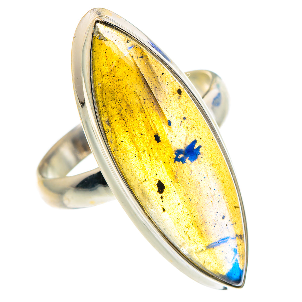 Labradorite Rings handcrafted by Anasilvercos - RING91690
