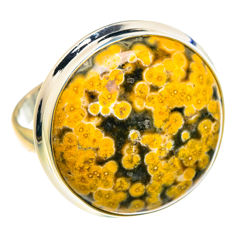 Ocean Jasper Rings handcrafted by Anasilvercos - RING91699 - Photo 2
