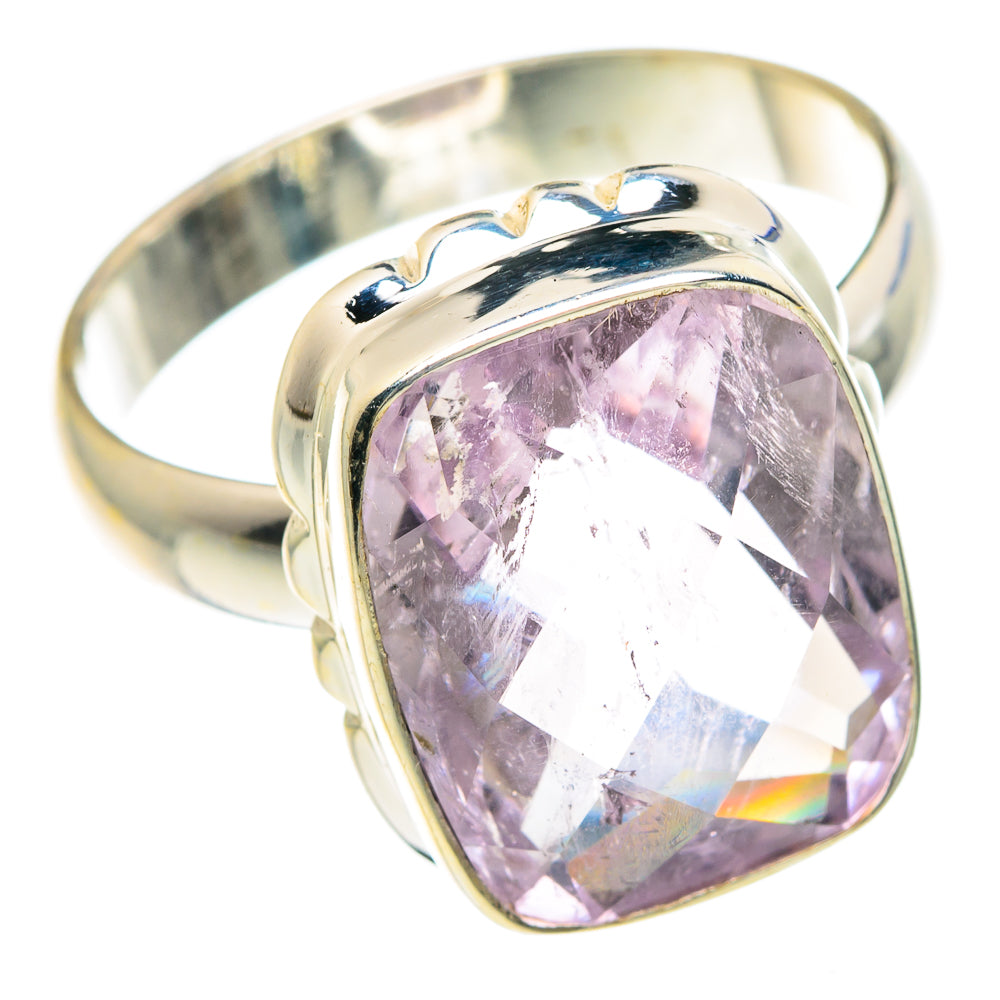 Kunzite Rings handcrafted by Anasilvercos - RING91703