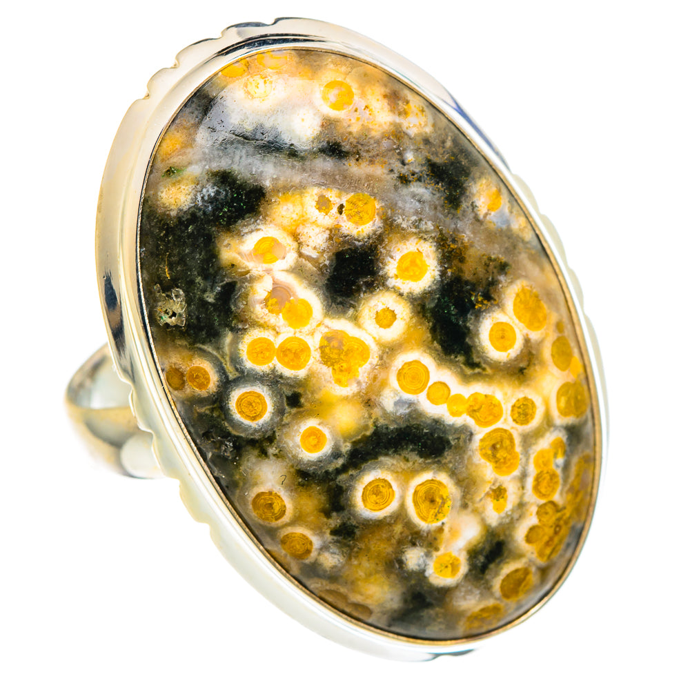 Ocean Jasper Rings handcrafted by Anasilvercos - RING91719 - Photo 2