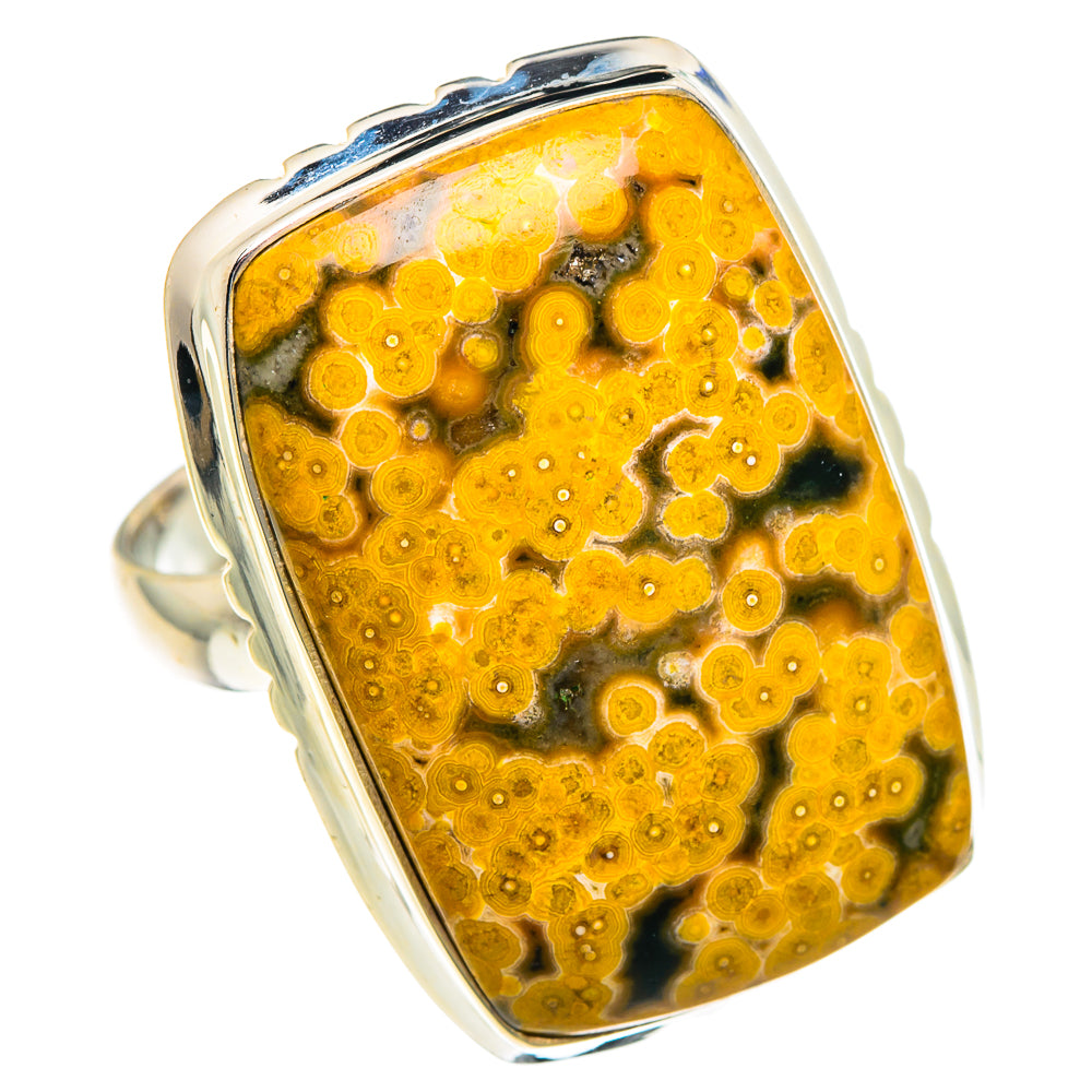 Ocean Jasper Rings handcrafted by Anasilvercos - RING91721