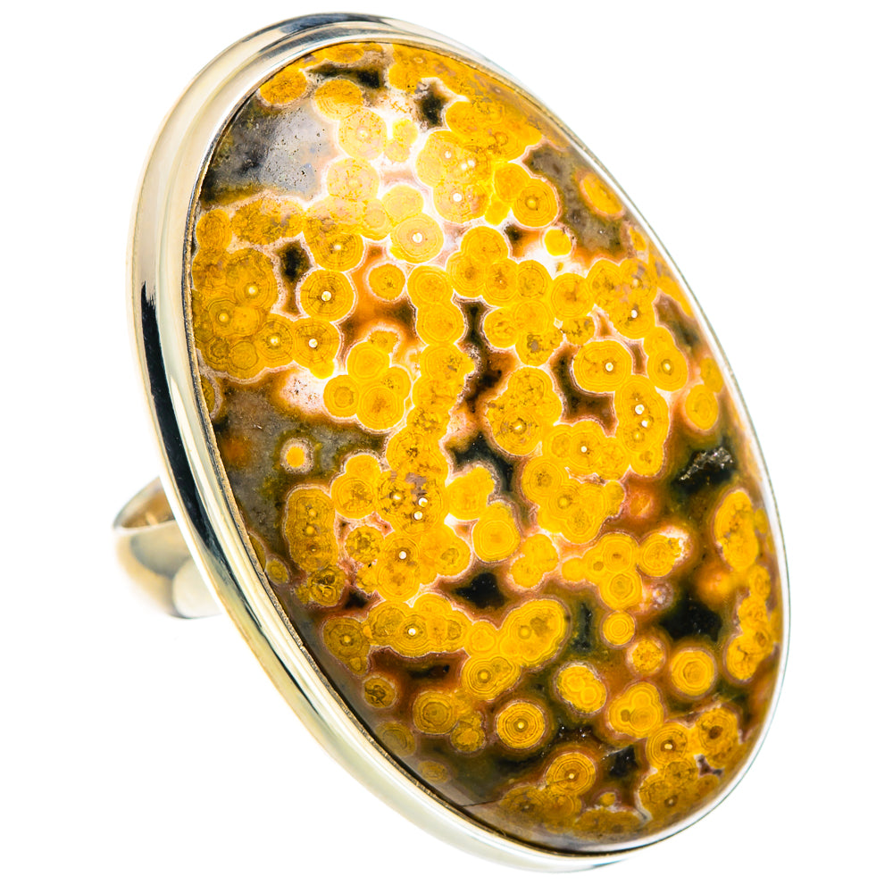 Ocean Jasper Rings handcrafted by Anasilvercos - RING91723