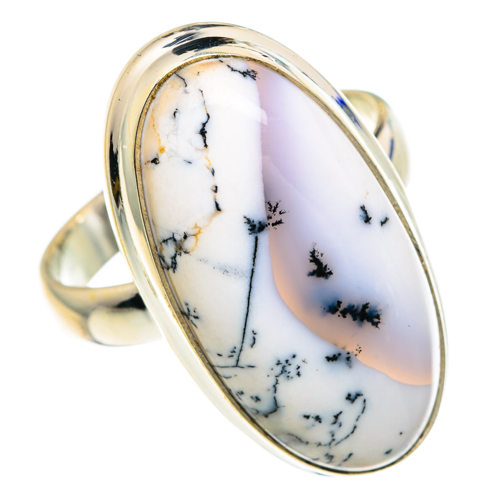 Dendritic Opal Rings handcrafted by Anasilvercos - RING91734