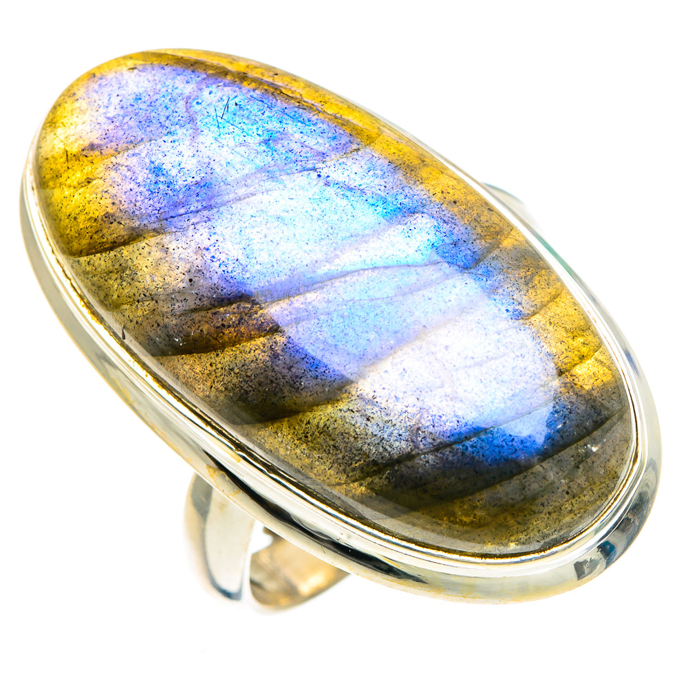 Labradorite Rings handcrafted by Anasilvercos - RING91737
