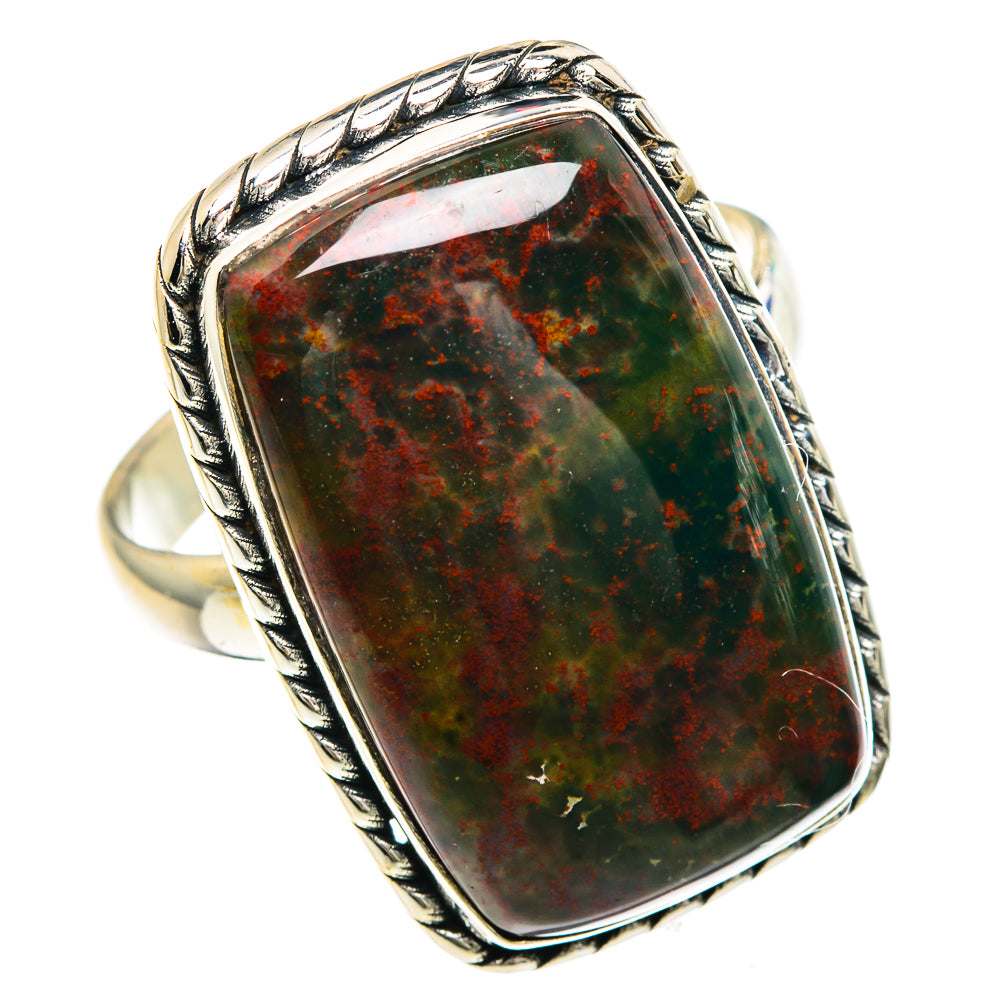 Bloodstone Rings handcrafted by Anasilvercos - RING91742