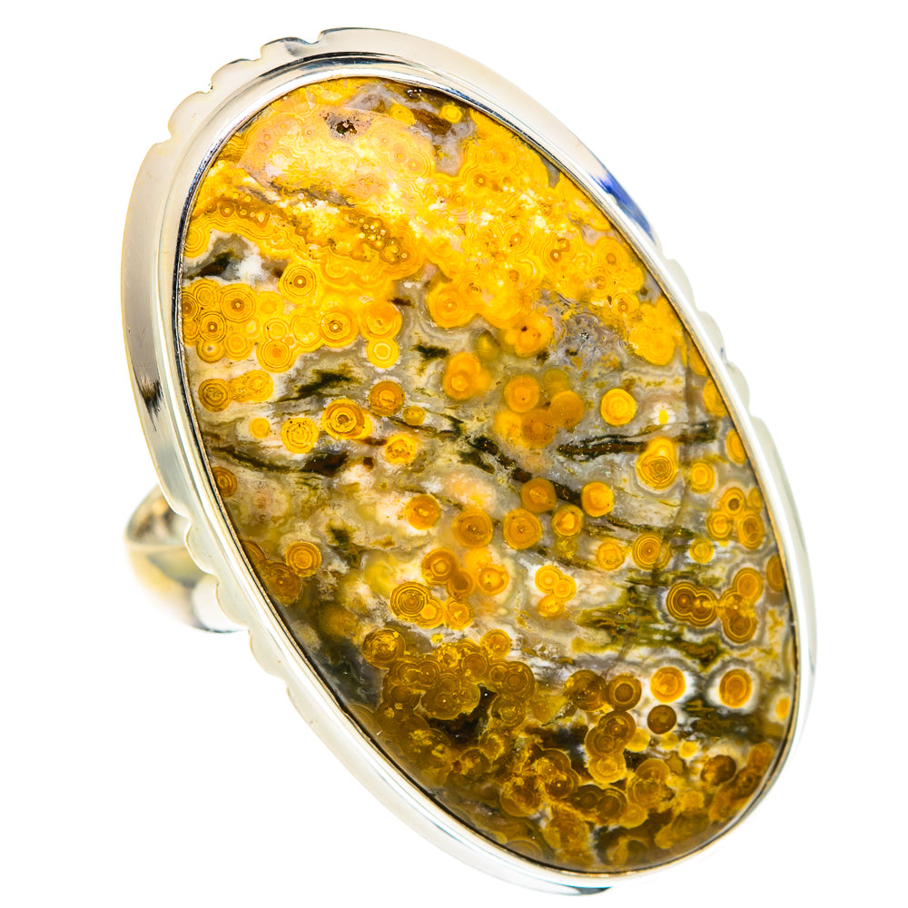 Ocean Jasper Rings handcrafted by Anasilvercos - RING91745