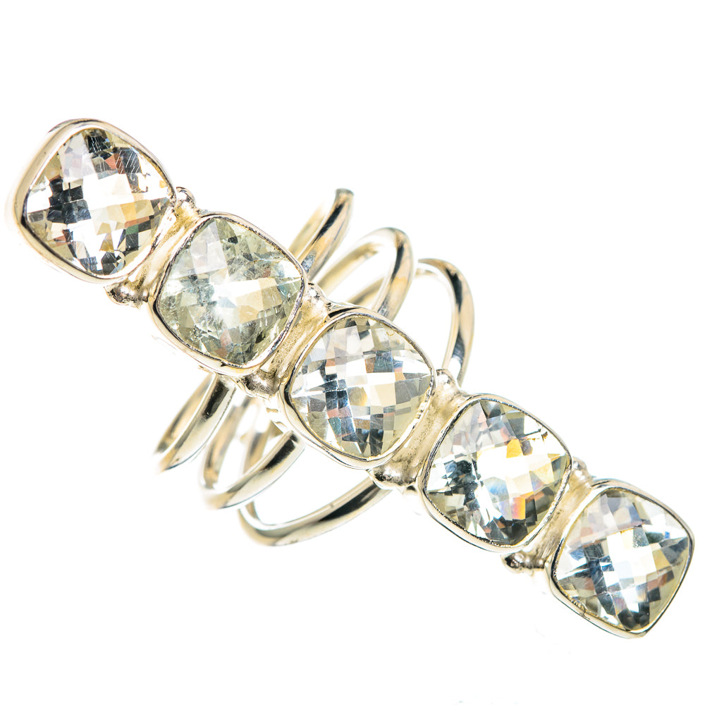 White Quartz Rings handcrafted by Anasilvercos - RING91746