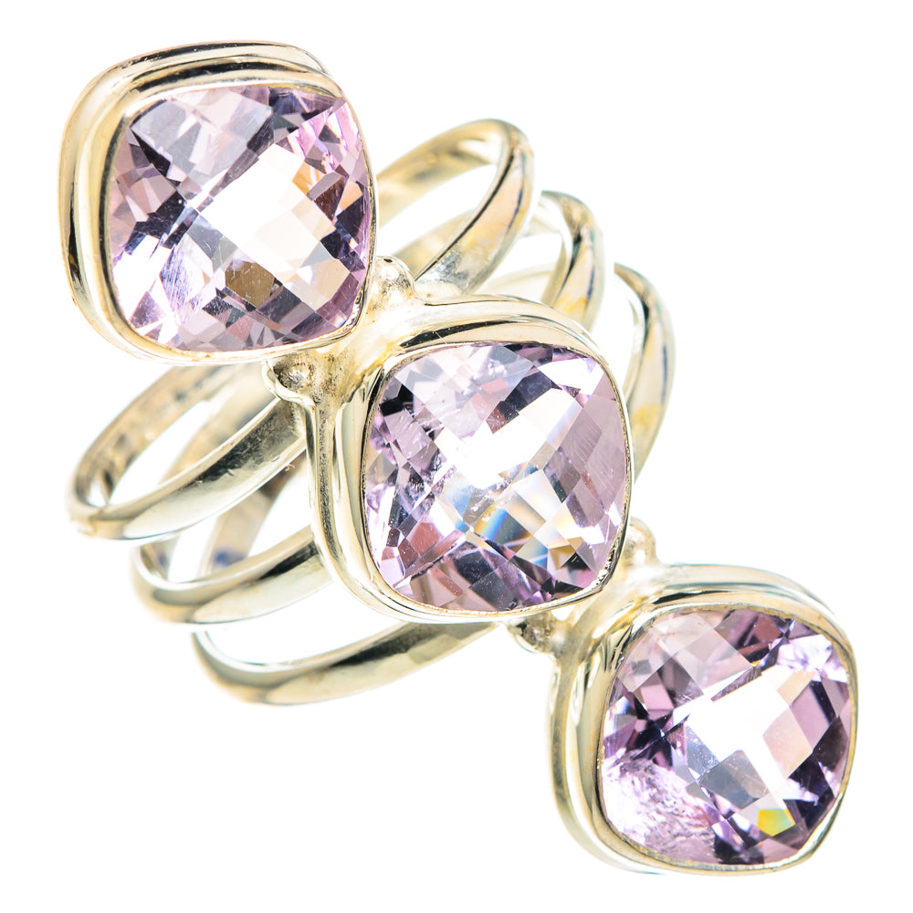 Kunzite Rings handcrafted by Anasilvercos - RING91748