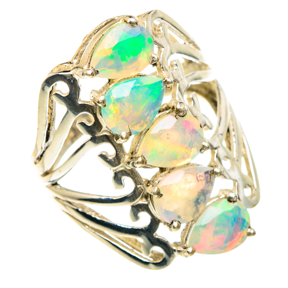 Ethiopian Opal Rings handcrafted by Anasilvercos - RING91760