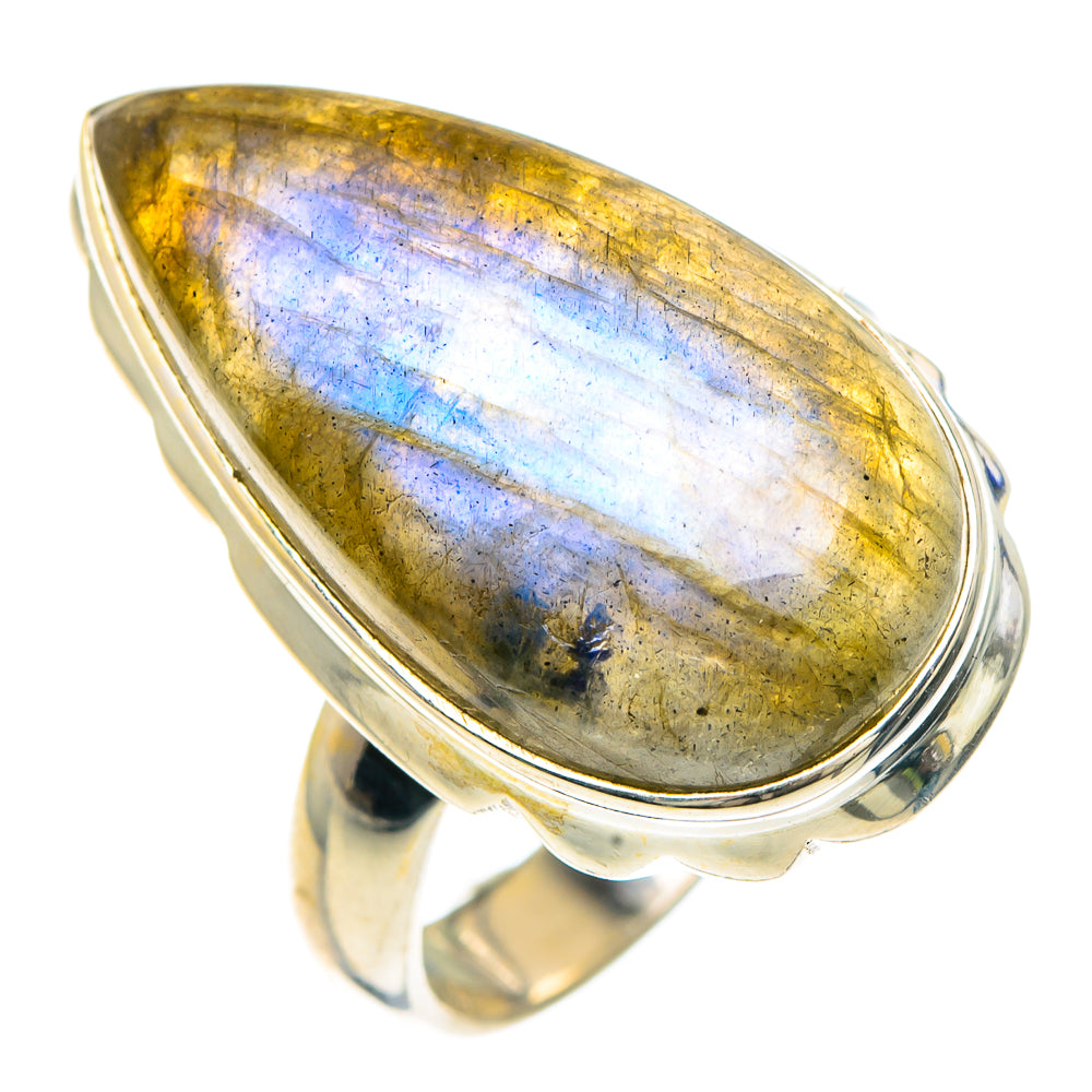 Labradorite Rings handcrafted by Anasilvercos - RING91764