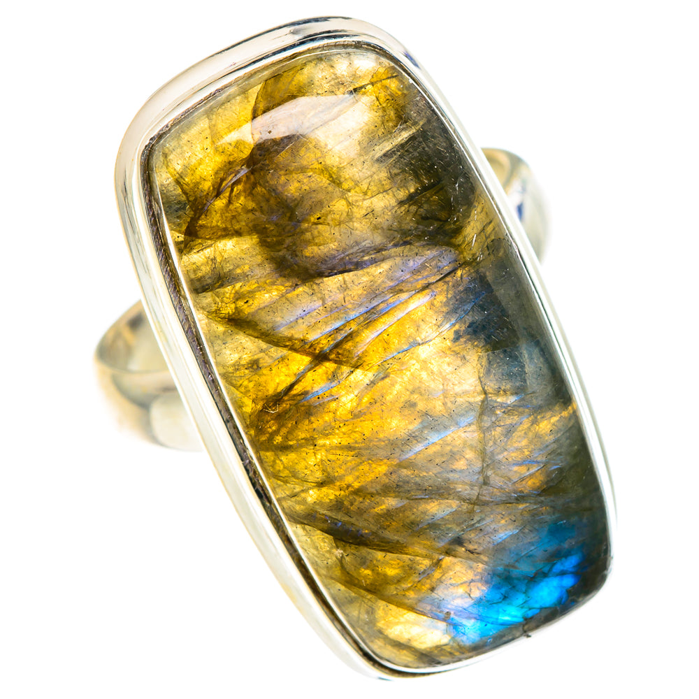 Labradorite Rings handcrafted by Anasilvercos - RING91765