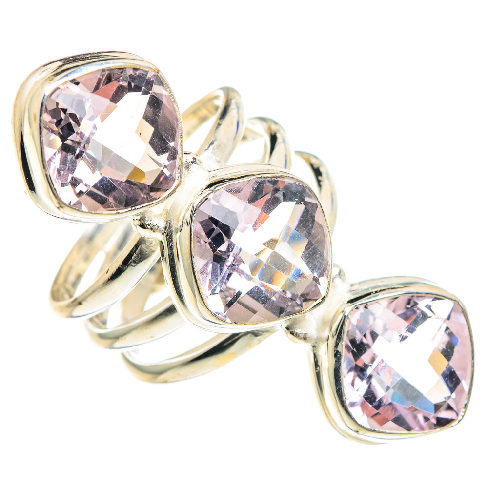 Kunzite Rings handcrafted by Anasilvercos - RING91774