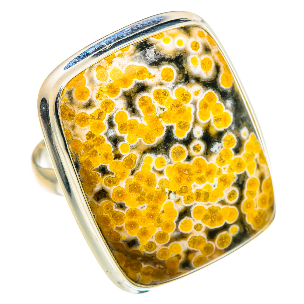 Ocean Jasper Rings handcrafted by Anasilvercos - RING91790