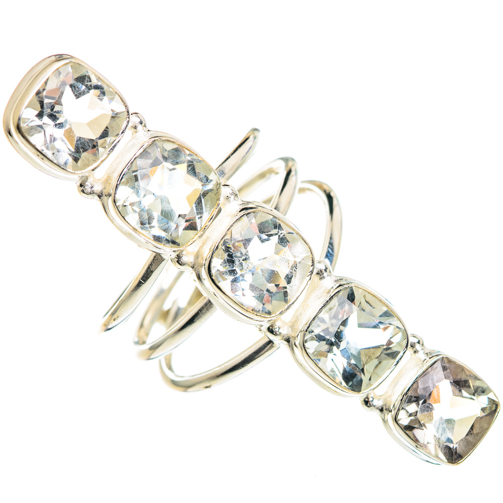 White Quartz Rings handcrafted by Anasilvercos - RING91793