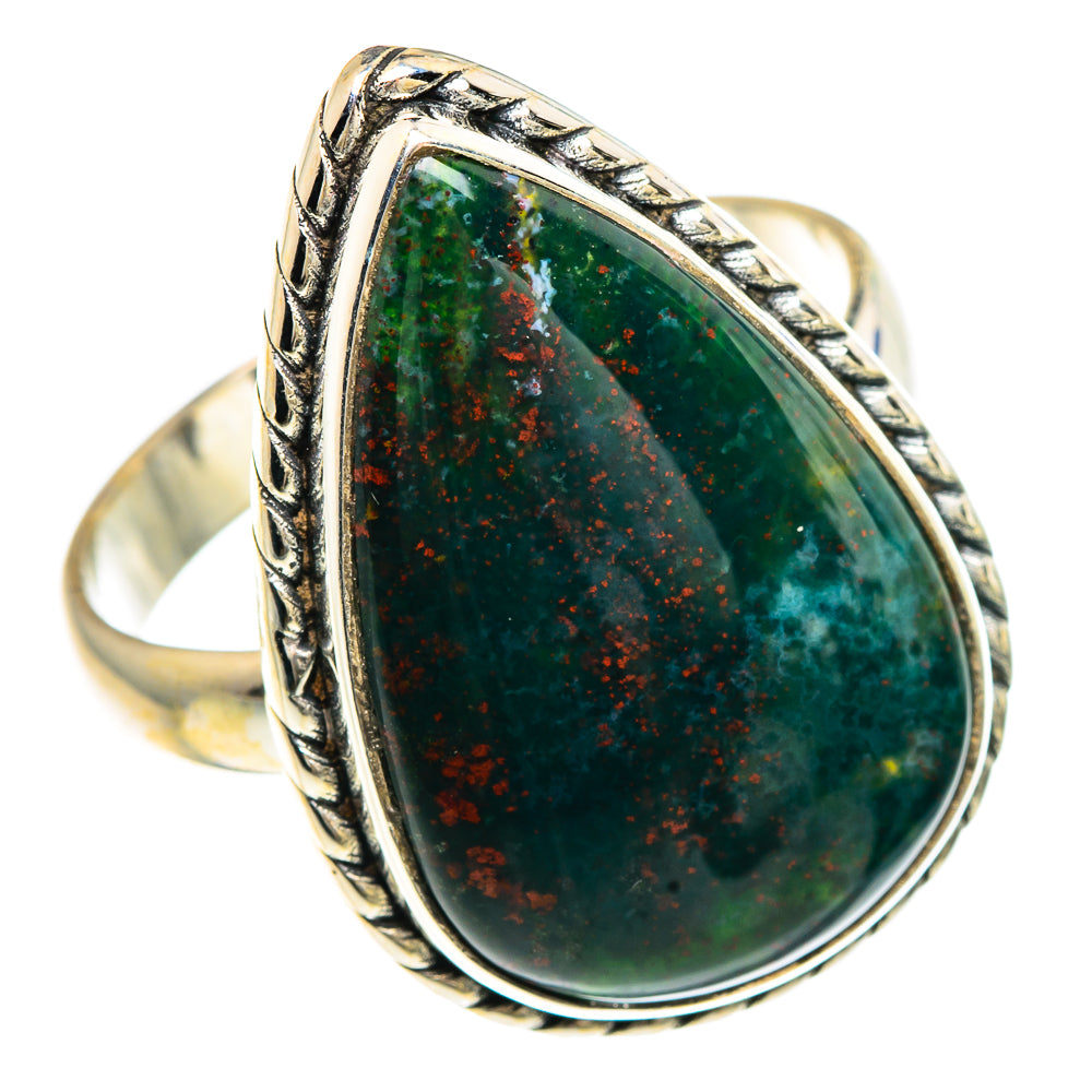 Bloodstone Rings handcrafted by Anasilvercos - RING91796