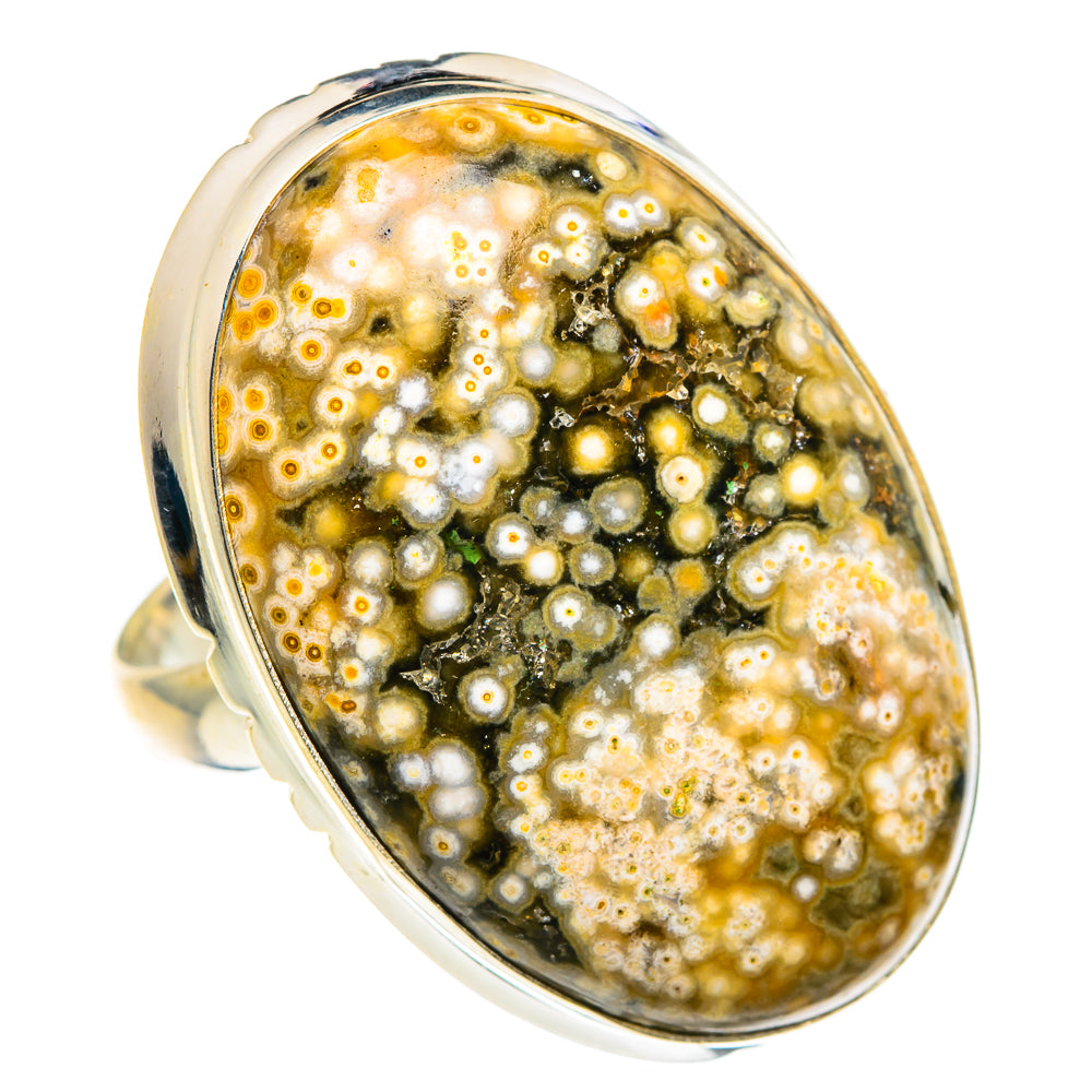 Ocean Jasper Rings handcrafted by Anasilvercos - RING91797 - Photo 2