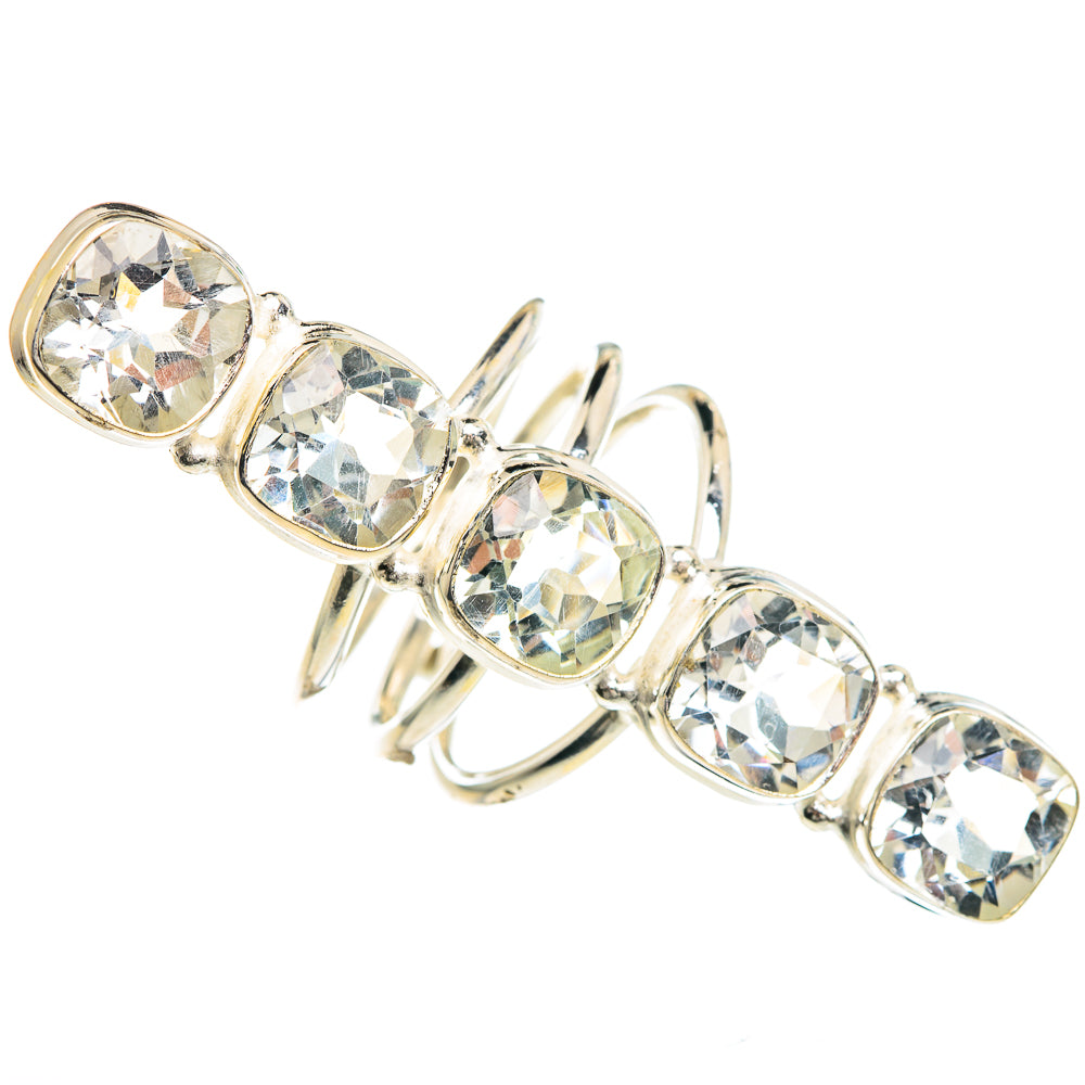 White Quartz Rings handcrafted by Anasilvercos - RING91801
