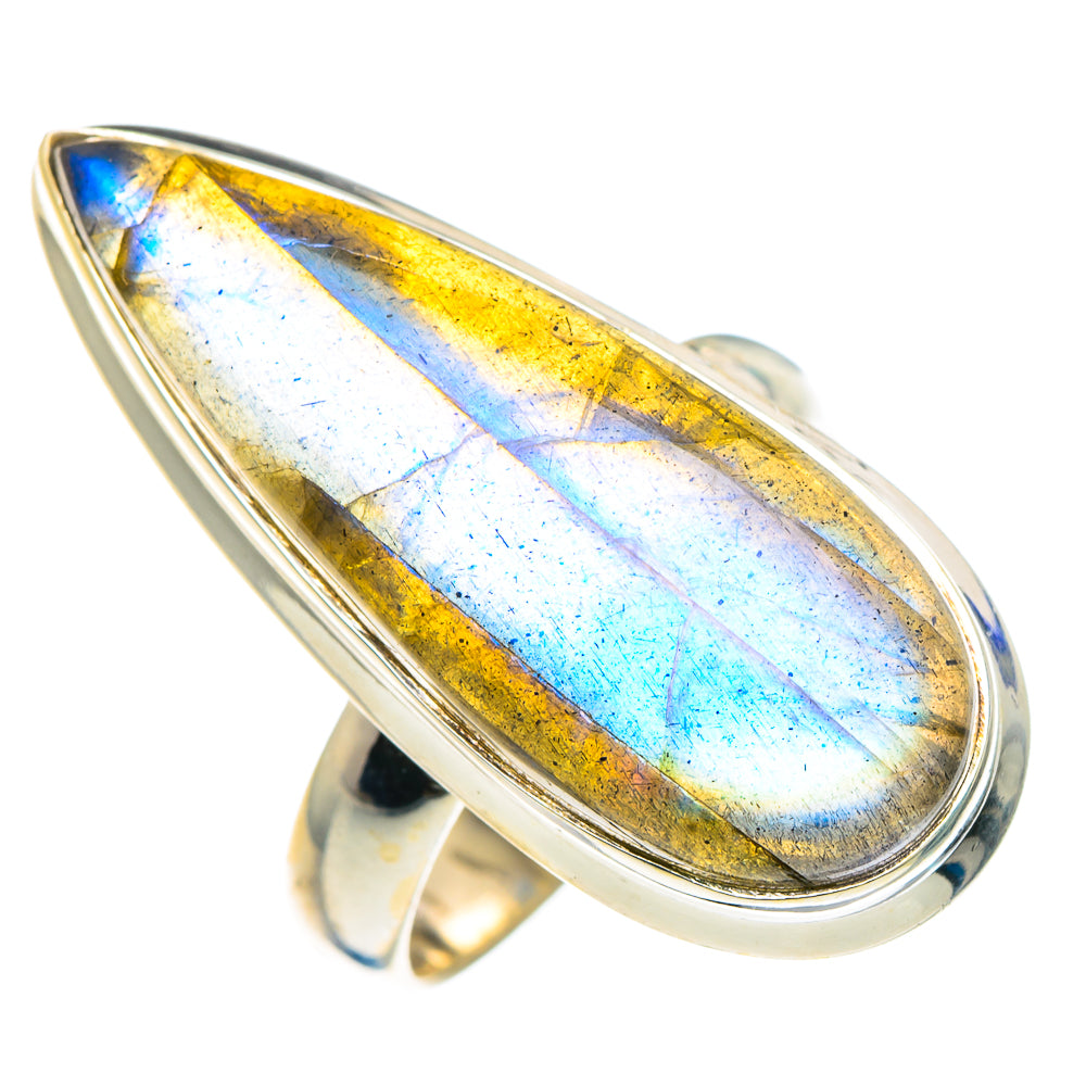 Labradorite Rings handcrafted by Anasilvercos - RING91806