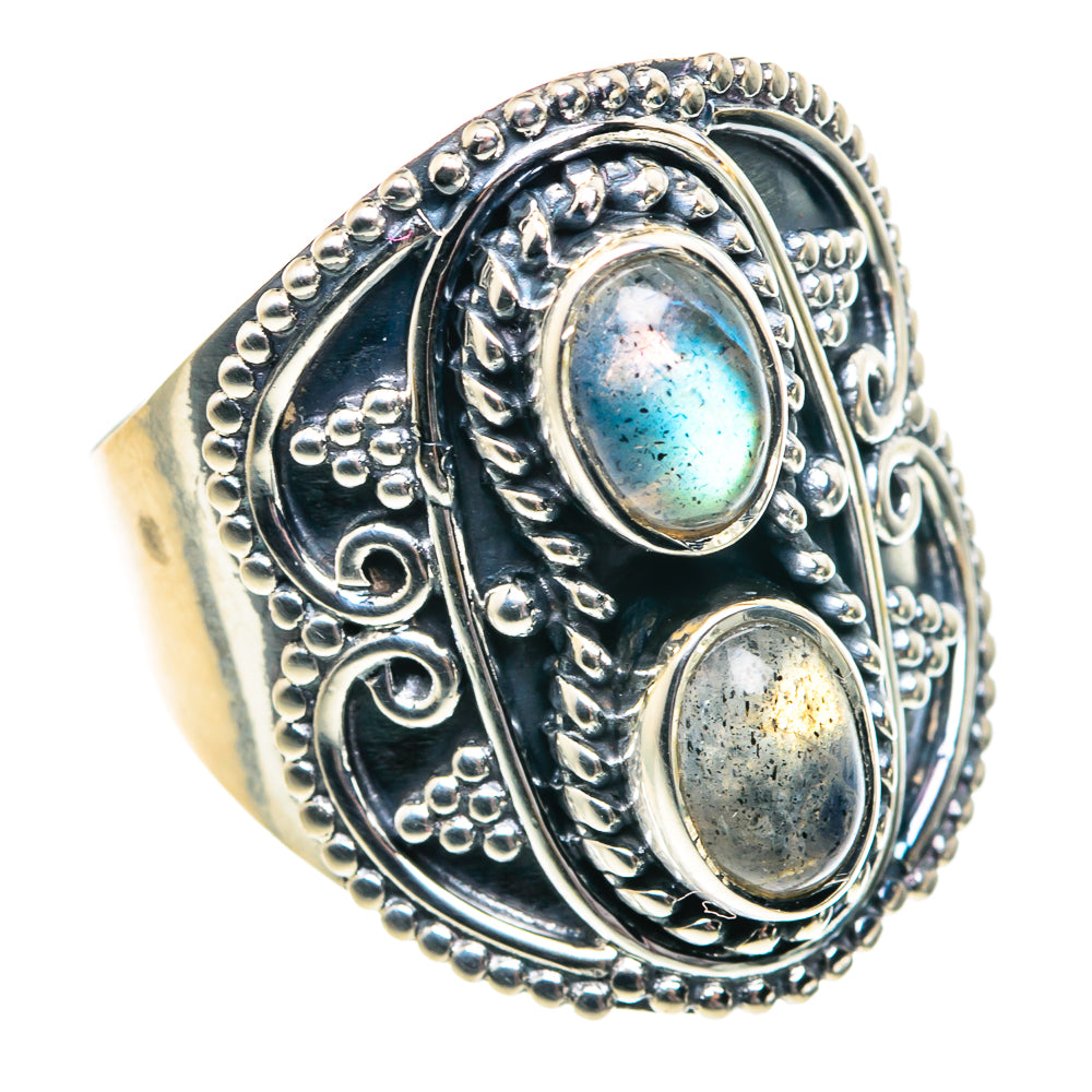 Labradorite Rings handcrafted by Anasilvercos - RING91808