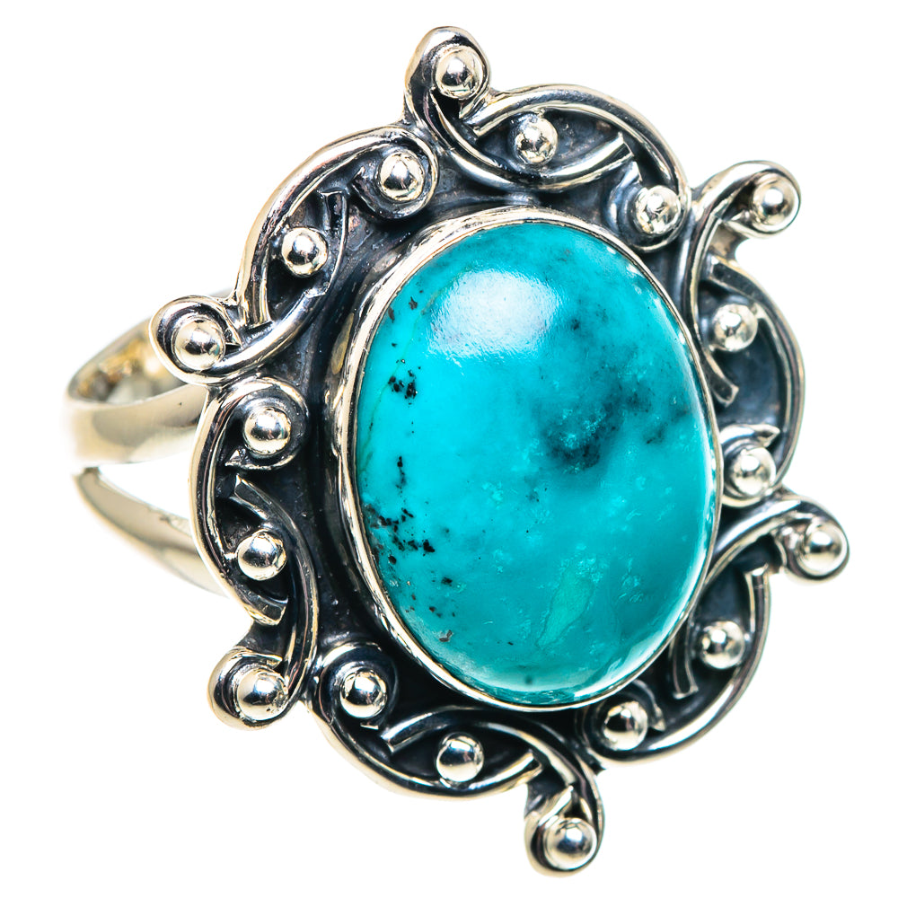 Chrysocolla Rings handcrafted by Anasilvercos - RING91813