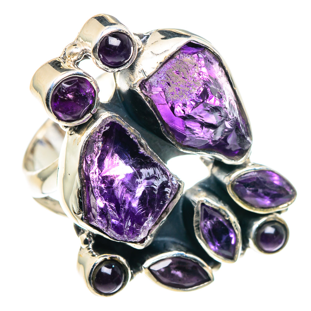 Amethyst Rings handcrafted by Anasilvercos - RING91826